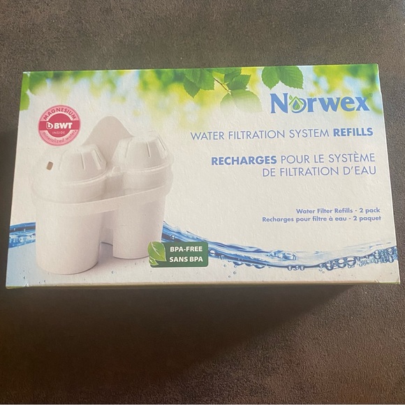 Norwex Kitchen Norwex Water Filtration System Refills 2 Pack Nwt